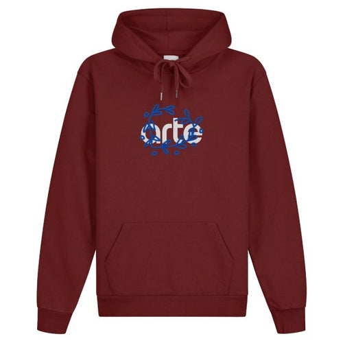 Arte Antwerp Hank Arte Front Hoodie Bordeaux