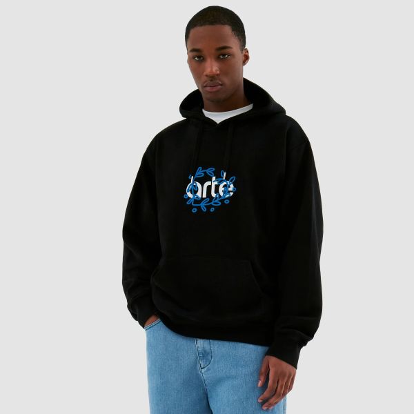 Arte Antwerp Hank Arte Front Hoodie Zwart