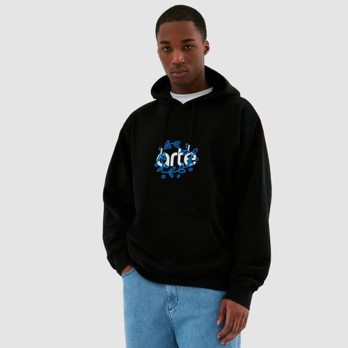 Arte Antwerp Hank Arte Front Hoodie Zwart