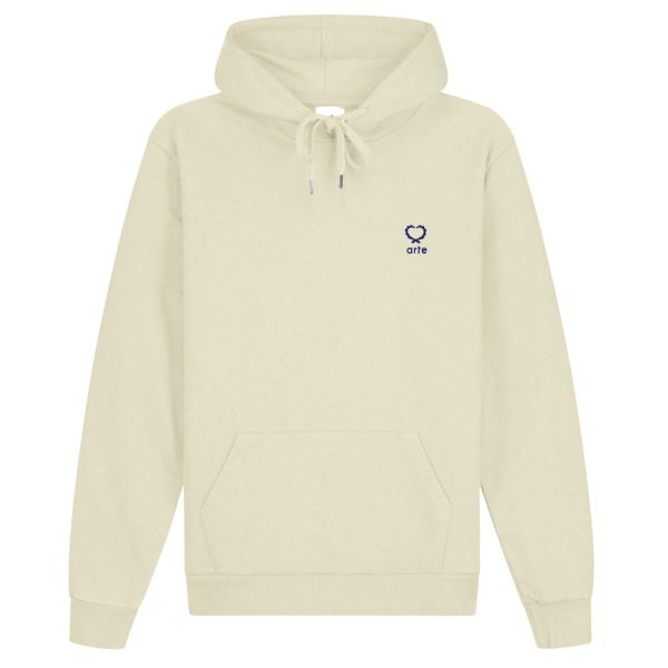 Arte Antwerp Hank Small Heart Hoodie Beige