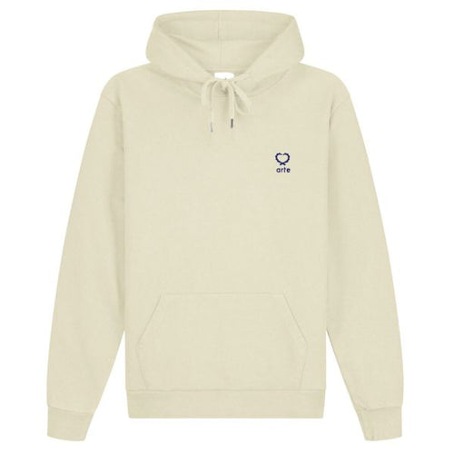 Arte Antwerp Hank Small Heart Hoodie Beige