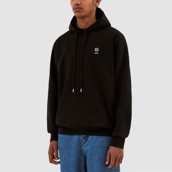 Arte Antwerp Harmon A Logo Hoodie Zwart