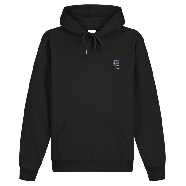 Arte Antwerp Harmon A Logo Hoodie Zwart