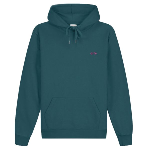 Arte Antwerp Harmon Back A Pixel Hoodie Blauw