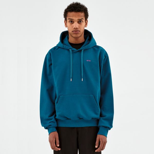 Arte Antwerp Harmon Back A Pixel Hoodie Blauw