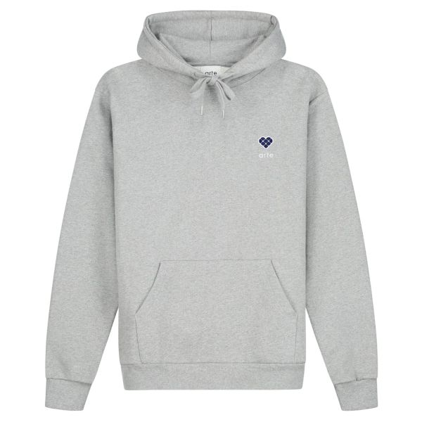 Arte Antwerp Harmon Heart Logo Hoodie Grijs