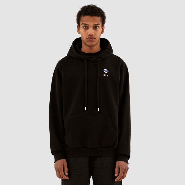 Arte Antwerp Harmon Heart Logo Hoodie Zwart