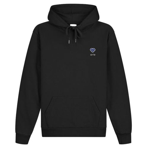 Arte Antwerp Harmon Heart Logo Hoodie Zwart