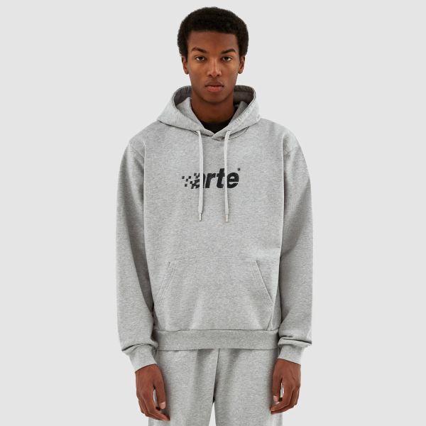 Arte Antwerp Harmon Pixel Logo Hoodie Grijs