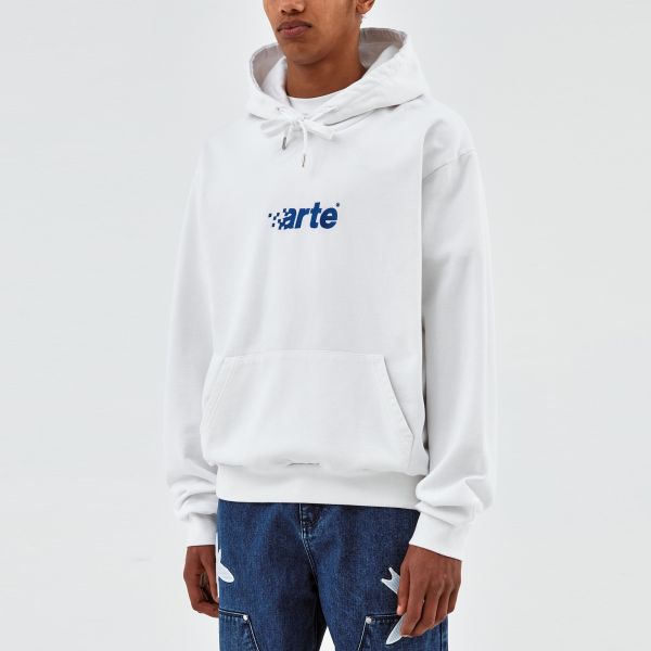 Arte Antwerp Harmon Pixel Logo Hoodie Wit