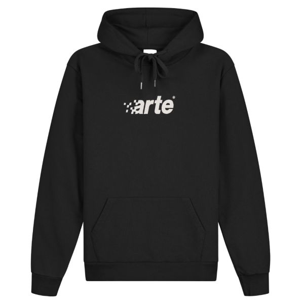 Arte Antwerp Harmon Pixel Logo Hoodie Zwart
