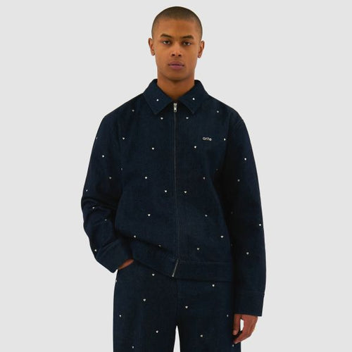 Arte Antwerp Heart Denim Jack Navy