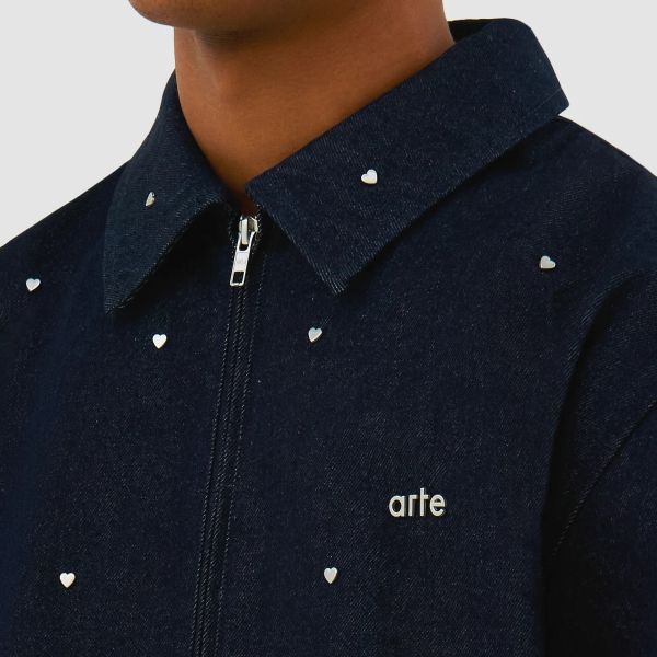 Arte Antwerp Heart Denim Jack Navy