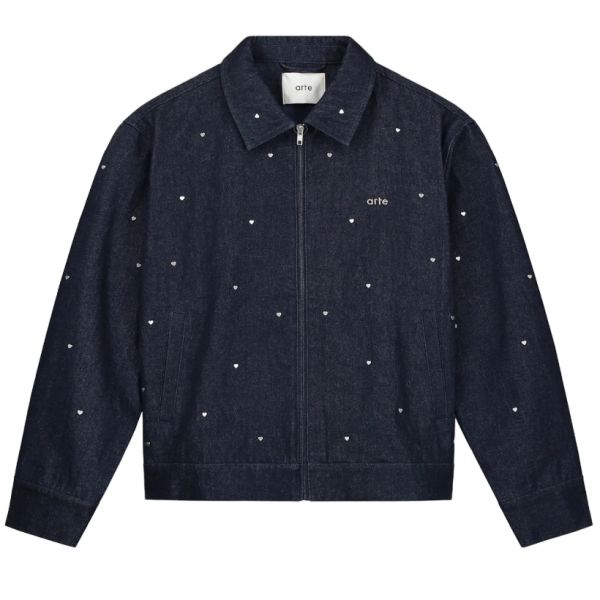 Arte Antwerp Heart Denim Jack Navy