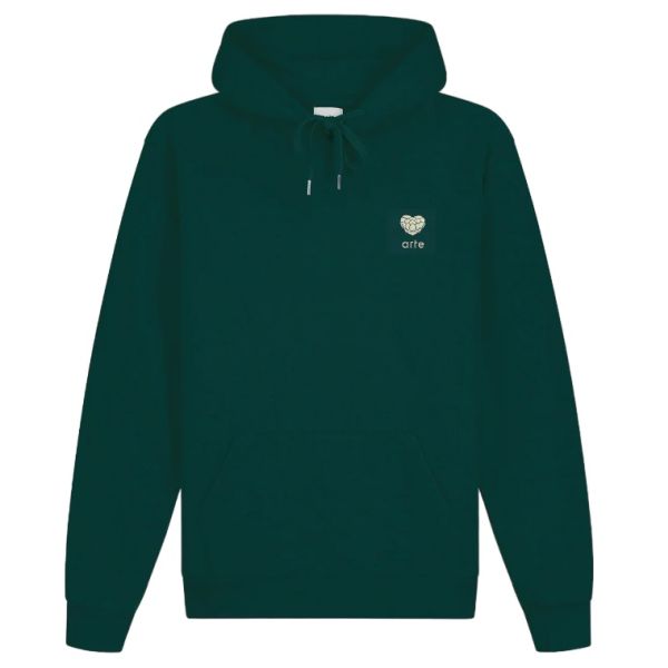 Arte Antwerp Heart Flower Hoodie Groen