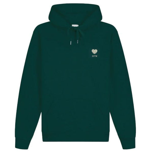Arte Antwerp Heart Flower Hoodie Groen