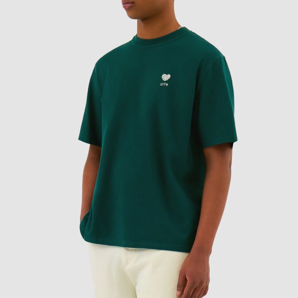 Arte Antwerp Heart Logo T-shirt Groen