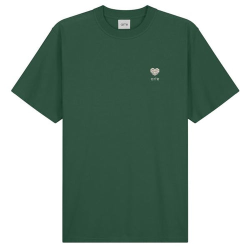 Arte Antwerp Heart Logo T-shirt Groen