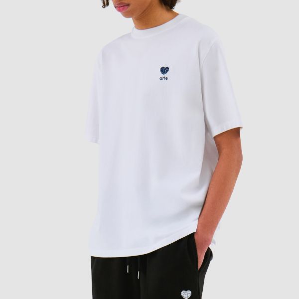 Arte Antwerp Heart Logo T-shirt Wit