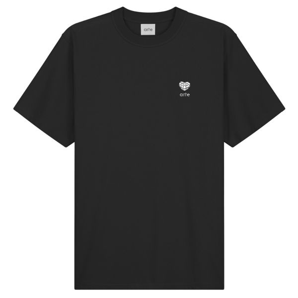 Arte Antwerp Heart Logo T-shirt Zwart