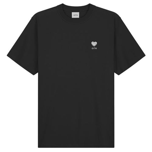 Arte Antwerp Heart Logo T-shirt Zwart