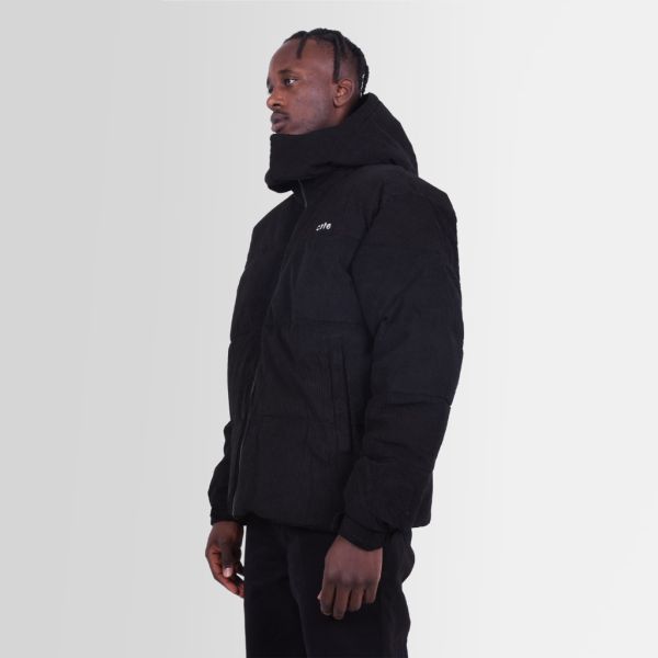 arte antwerp joey corduroy puffer zwart