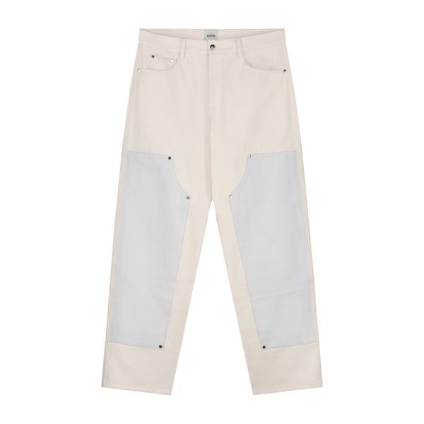 arte antwerp jones colorblocked broek off white