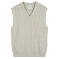 Arte Antwerp Karl Multi Texture Vest Off White