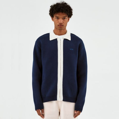 Arte Antwerp Keler Conrast Cardigan Navy