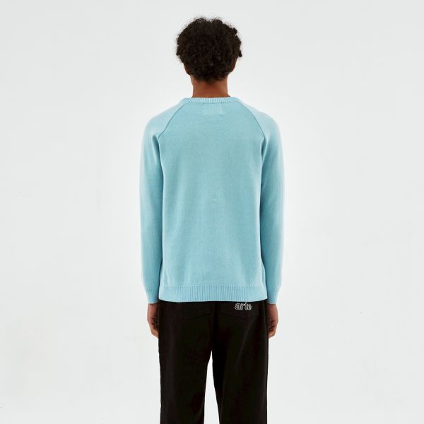 Arte Antwerp Klee Logo Sweater Licht Blauw