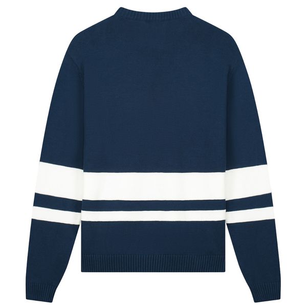 arte antwerp knitted sweater navy