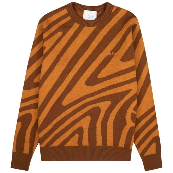 Arte Antwerp Koch Psych Sweater Bruin