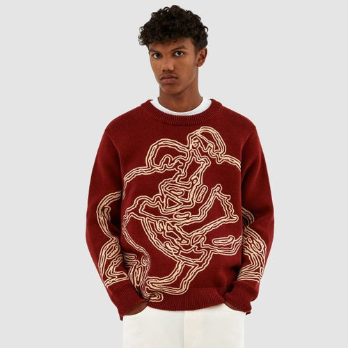 Arte Antwerp Kris Fighter Sweater Bordeaux