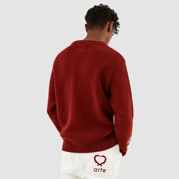 Arte Antwerp Kris Fighter Sweater Bordeaux