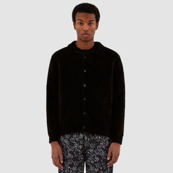 Arte Antwerp Kyle Fluffy Cardigan Zwart