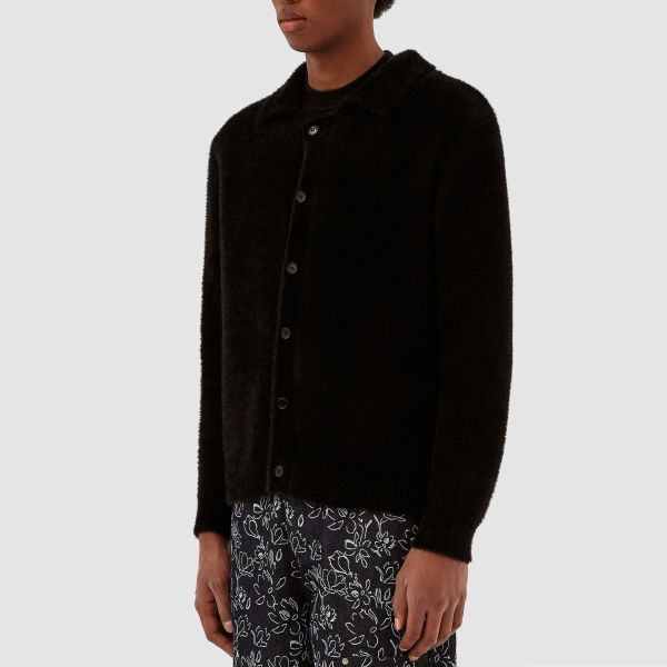 Arte Antwerp Kyle Fluffy Cardigan Zwart