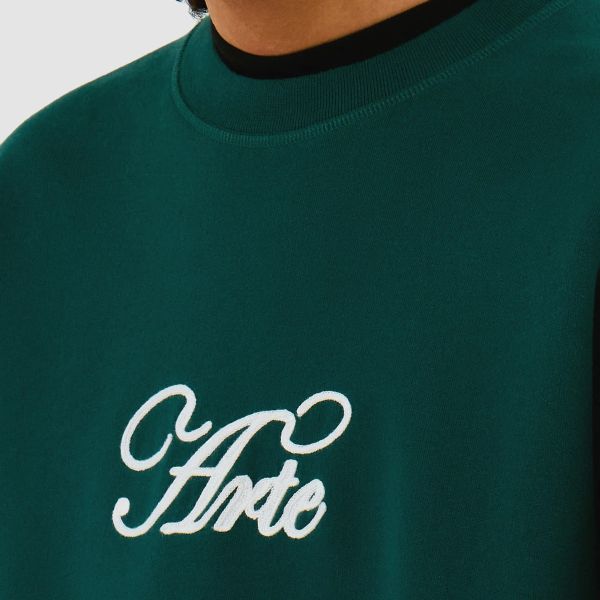 Arte Antwerp Logo Sweater Groen