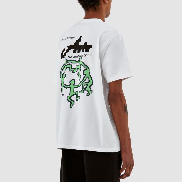 Arte Antwerp Tommy Back Pixel Dancers T-shirt Wit