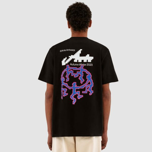 Arte Antwerp Tommy Back Pixel Dancers T-shirt Zwart