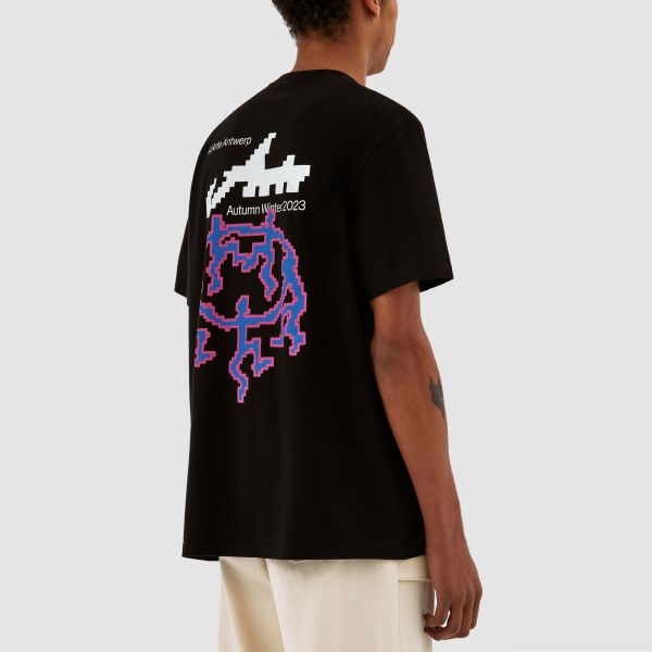 Arte Antwerp Tommy Back Pixel Dancers T-shirt Zwart