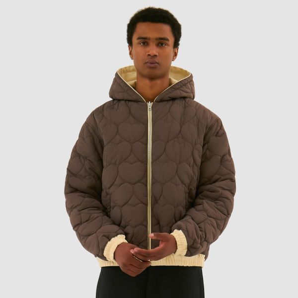 Arte Antwerp Reversible Hooded Jack Off White/Bruin
