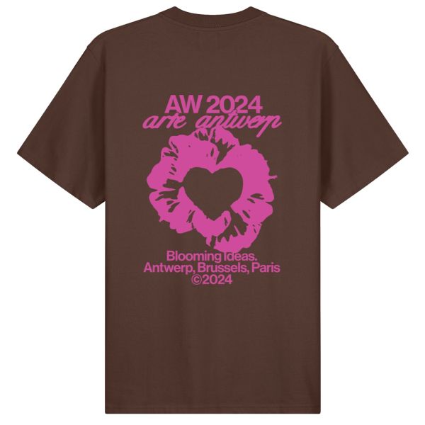 Arte Antwerp Rose T-shirt Bruin