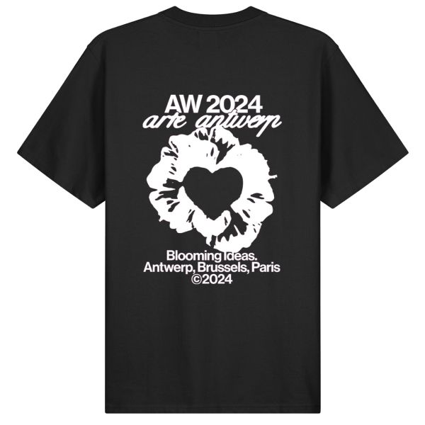 Arte Antwerp Rose T-shirt Zwart
