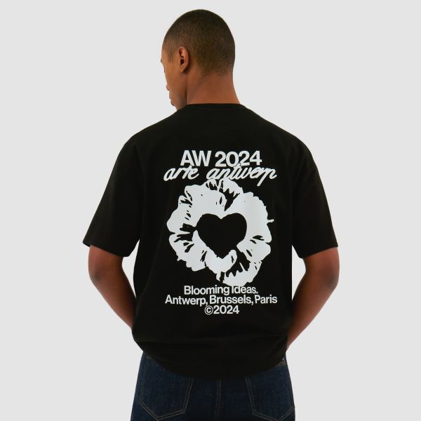 Arte Antwerp Rose T-shirt Zwart
