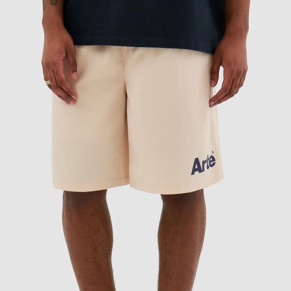 Arte Antwerp Samuel Logo Korte Broek Beige
