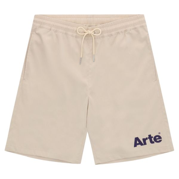 Arte Antwerp Samuel Logo Korte Broek Beige