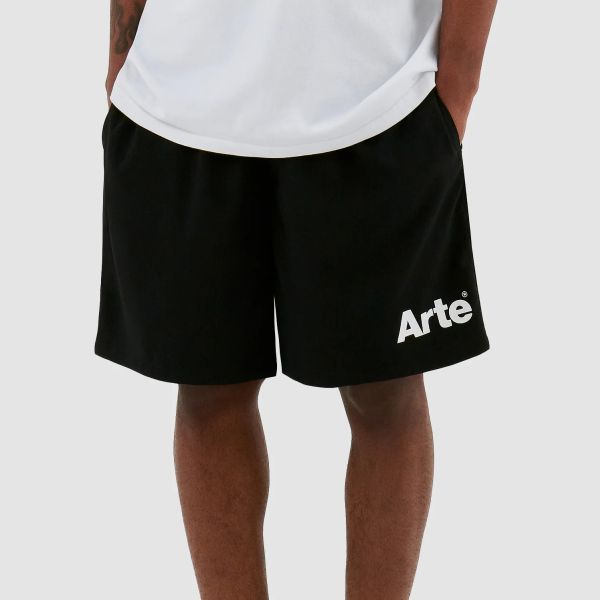 Arte Antwerp Samuel Logo Korte Broek Zwart