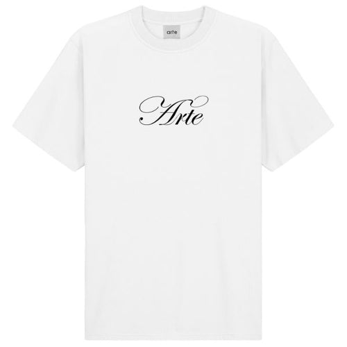 Arte Antwerp Script Logo T-shirt Wit