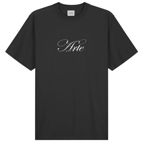 Arte Antwerp Script Logo T-shirt Zwart
