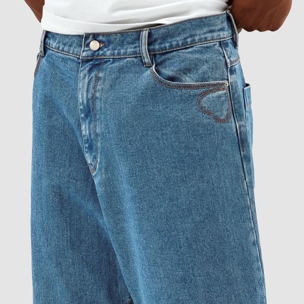Arte Antwerp Silvain Heart Detail Korte Broek Blauw